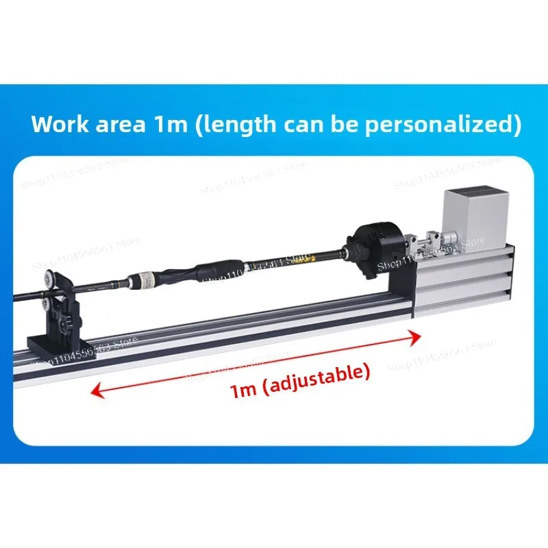 Fishing Rod DIY Accessories Kit - Miniature Epoxy Wire Wrapping Machine Included