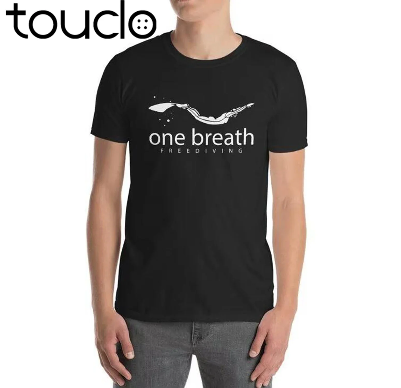 One Breath Freediving Apnea Vintage Underwater Diving Fin Mask Retro Gift Unisex New Fashion Brand Men Cartoon Hip Hop T Shirt