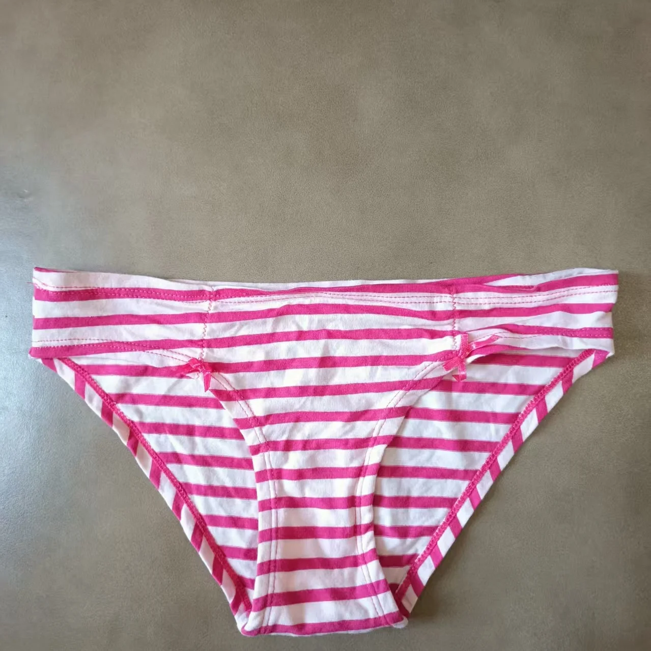 MELINDA CHERRY Bragas triangulares sexys a rayas de algodón para mujer, adecuadas para tallas de cadera 27, 28, 29, 30, 31, r...