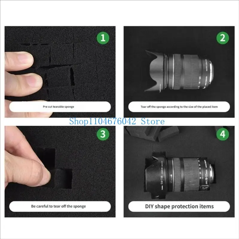 652F Adjustable Insert Insert Storage Case Bag For Photography Camera Printer And Electronic Devices