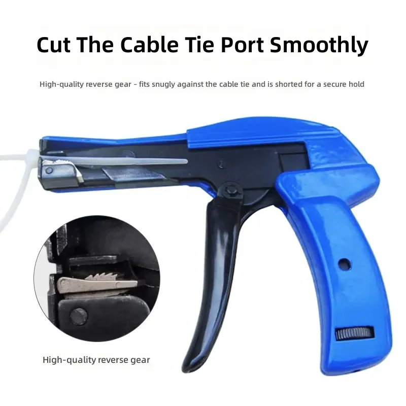 for CHS Nylon Cable Tie Gun 600A Quick Strapping Automatic Tension Tool for 2.4-4mm