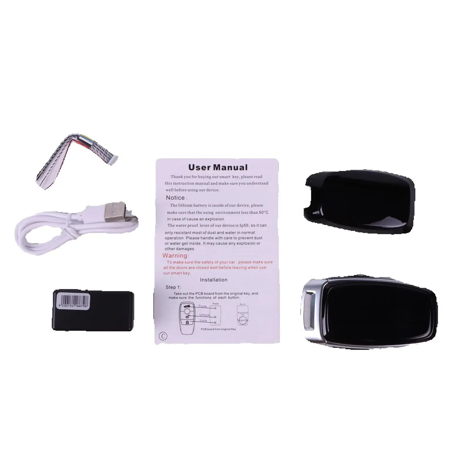 Smart Car Key FOR Generic Model 2005-2020 Keyless Entry Remote FCC ID Placeholder Car Accessories