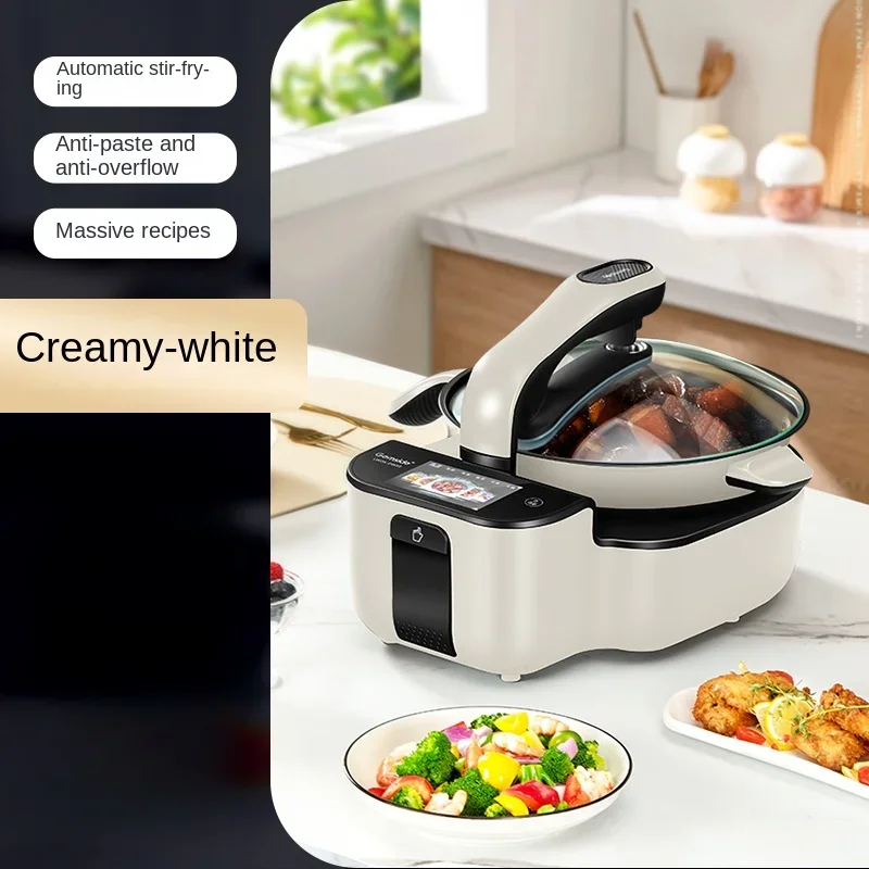 220V Gemside Automatic Cooker: Smart Robot Cooking Multifunctional Pot for Home Use