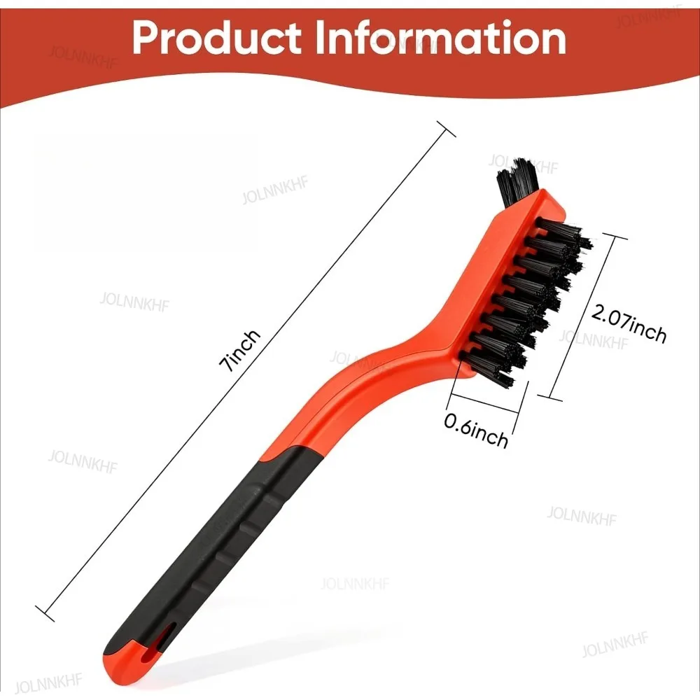 1-10Pcs Cleaning Brushes for Tight Spaces Nylon Non Scratch Detail Cleaning Brush for Window Tracks Kitchen Bathroom Car