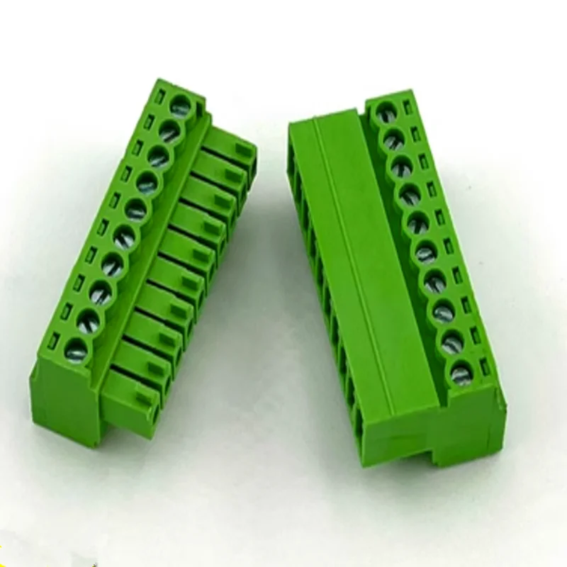 1sets Aerial butt welding type 15EDGRK-3.81mm 14pin plug-in type 2edg type green terminal block 2EDGRK for Connector row