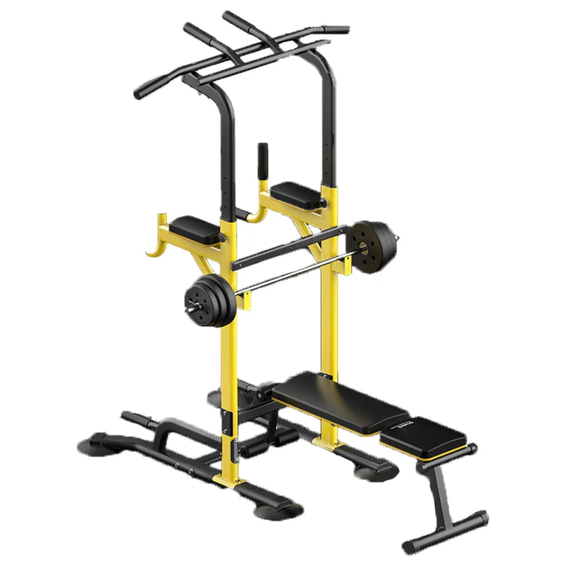 xe-Power Tower Freistehende Heimfitnessgeräte Multifunktionale Klimmzugstange Dip-Station Horizontalstange Bank für Bodybuilding