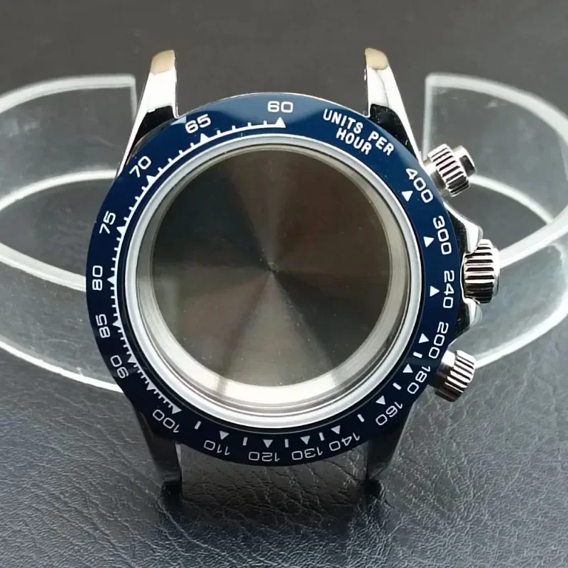 

For Vk63 Quartz Movement Stainless Steel Case Ceramic Bezel DTN Modified Style 40mm Modified Accessories NEW DIY