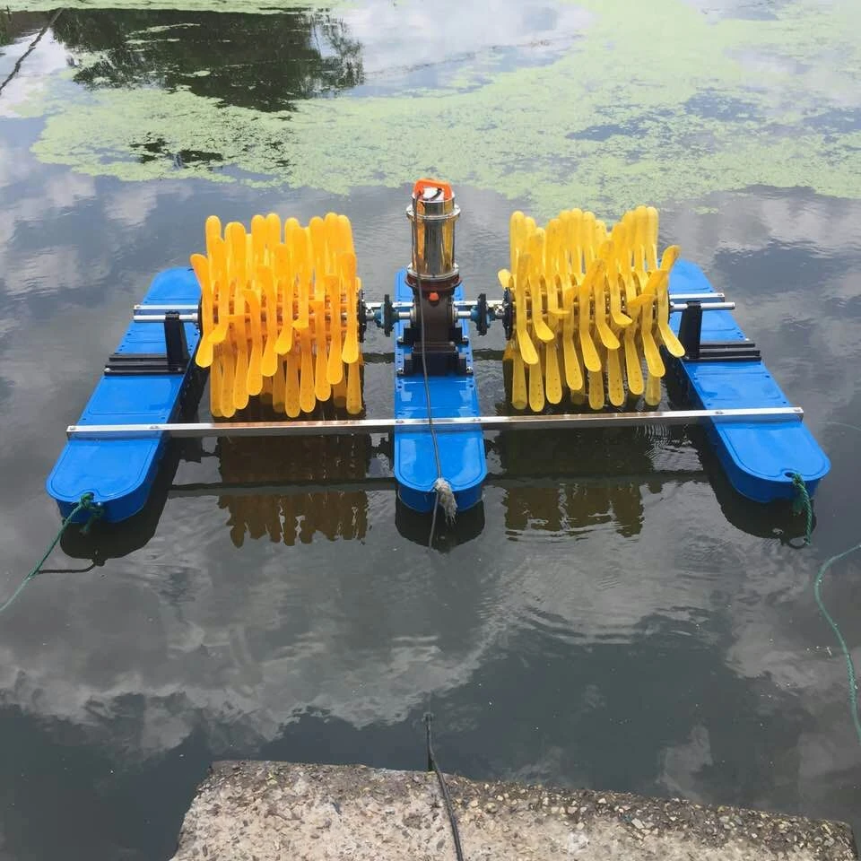 2025 Aeratore con ruota a pale per ruota a pale per laghetto per acquacoltura, attrezzatura per la fattoria dei gamberetti