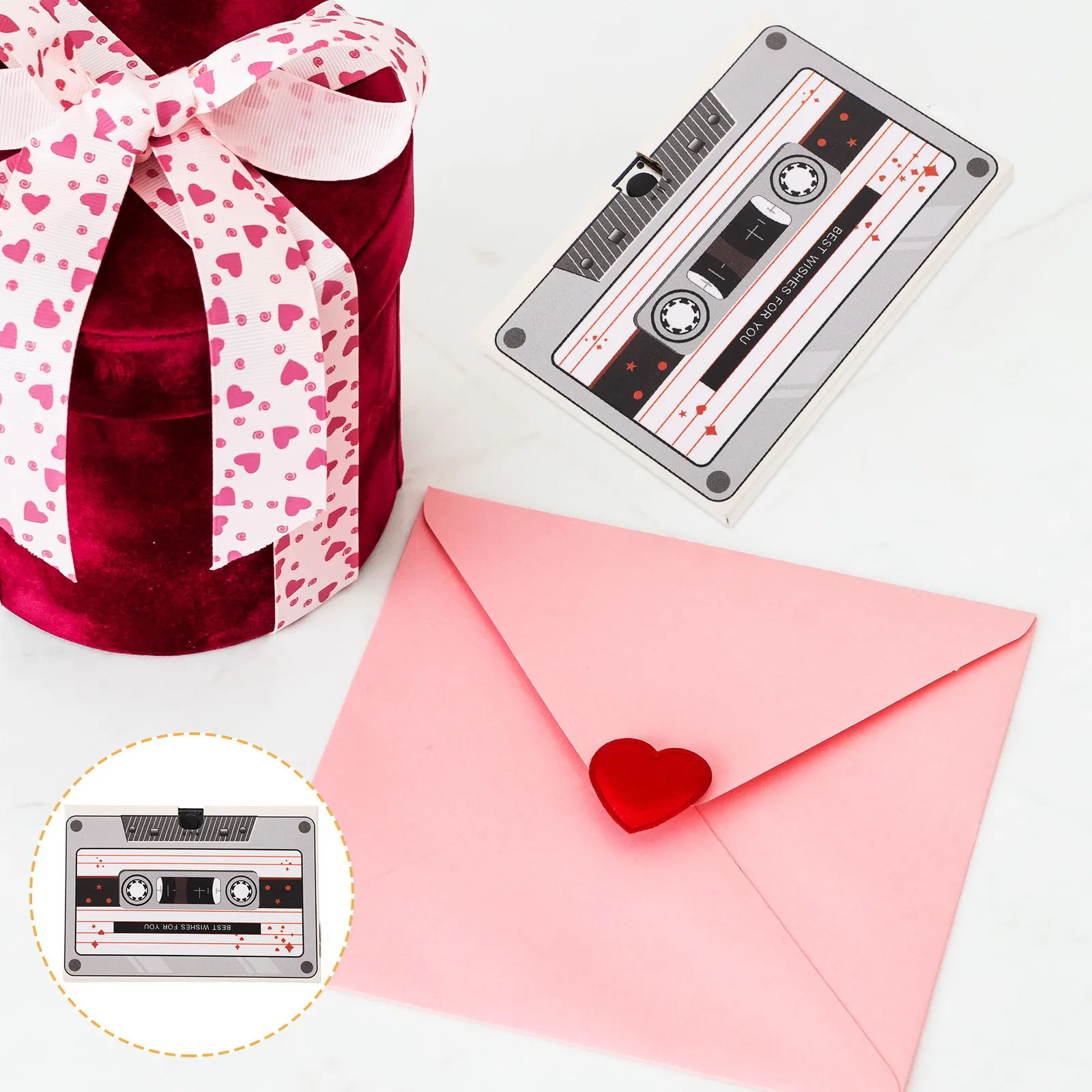

Birthday Recordable Sounding Card Premium Paperboard Construction 30- Message 80 Continuous Plays Elegant Design