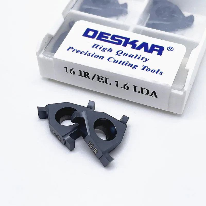 DESKAR 16ER /IL 16IR/EL 0.9 1.0 1.1 1.2 1.3 1.4 1.5 1.6 1.7 1.8 1.9 2.2 LDA High quality cemented carbide shallow groove blade