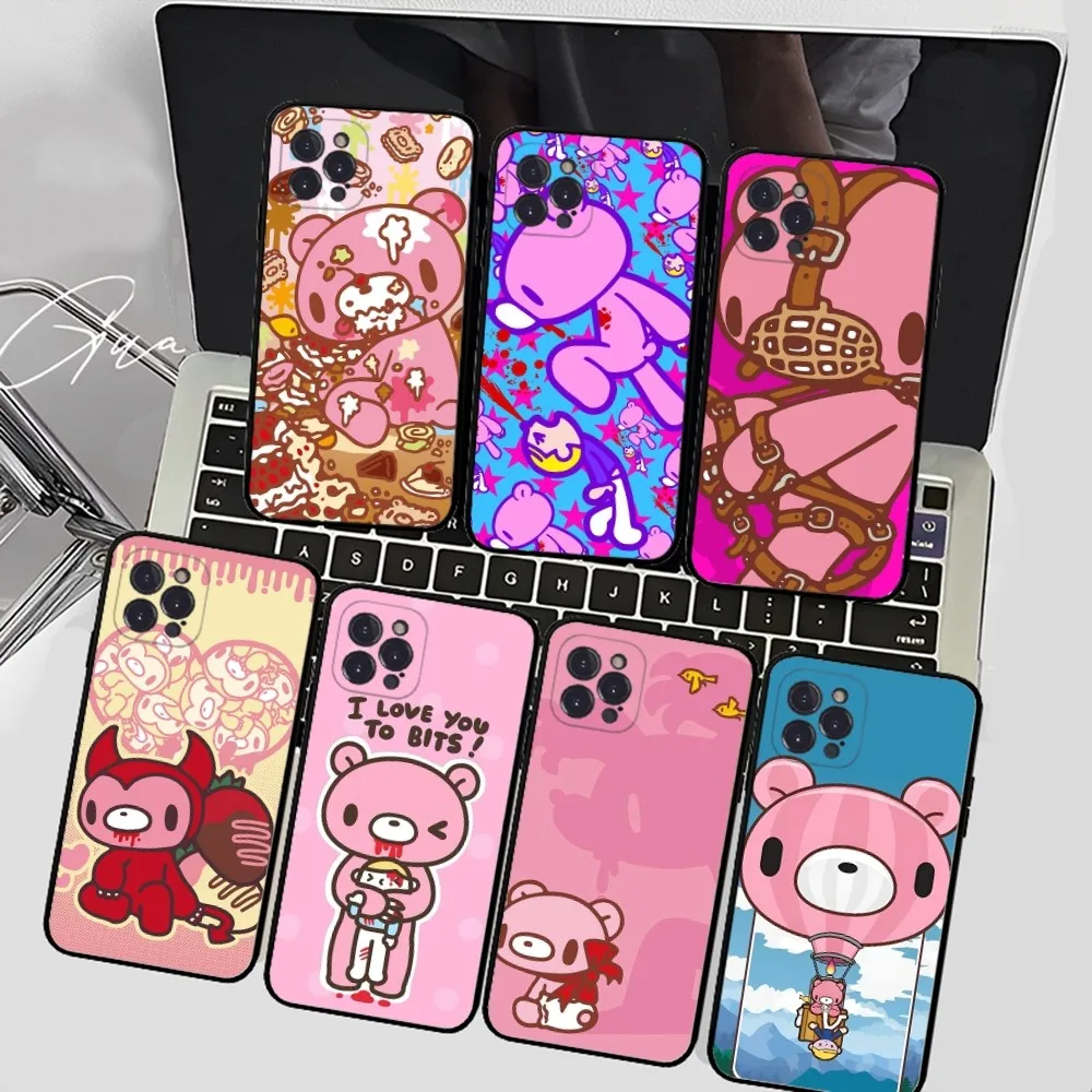 

Gloomy Bear Phone Case For IPhone 15 14 11 12 13 Mini Pro XS Max Cover 6 7 8 Plus X XR SE 2020 Funda Shell