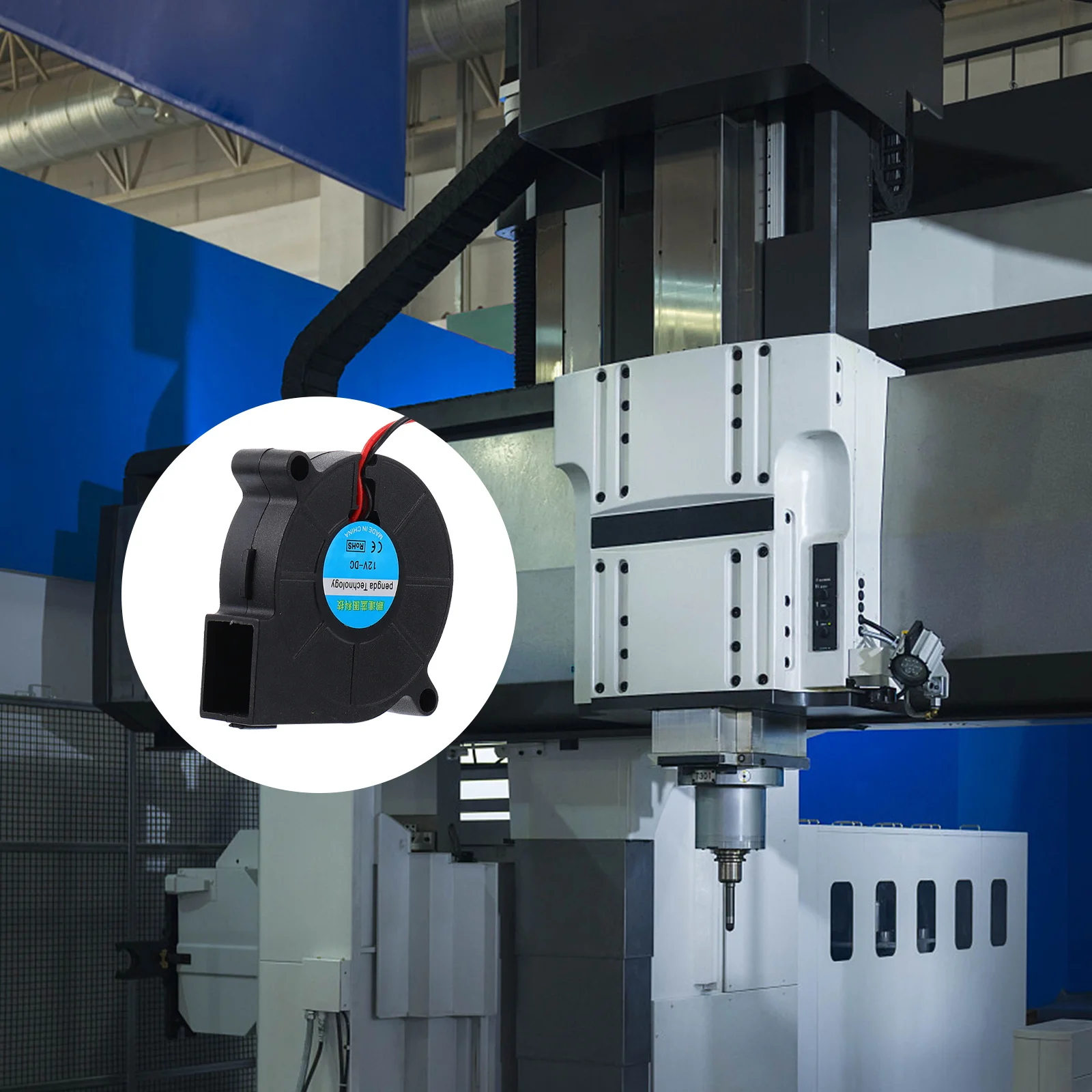 3 Pcs 3D Printer 12V Cooling Fan Blow Radiator Electric Accessories Abs Blower Cooler