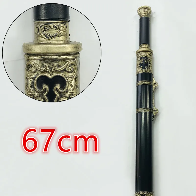 ดาบโบราณจีน ตังซื่อ ของเล่นเด็ก ดาบ ปืน ของเล่นบทบาทสมมติสามก๊ก ของเล่นเด็กผู้ชาย ดาบจำลอง 67 ซม.