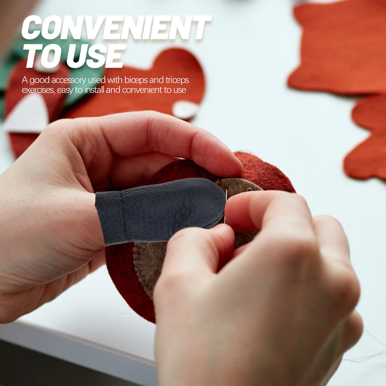 10Pcs Embroidery Finger Cots Sturdy Thimble Protector for Felting Sewing Knitting DIY Craft Needlework Essential Tools