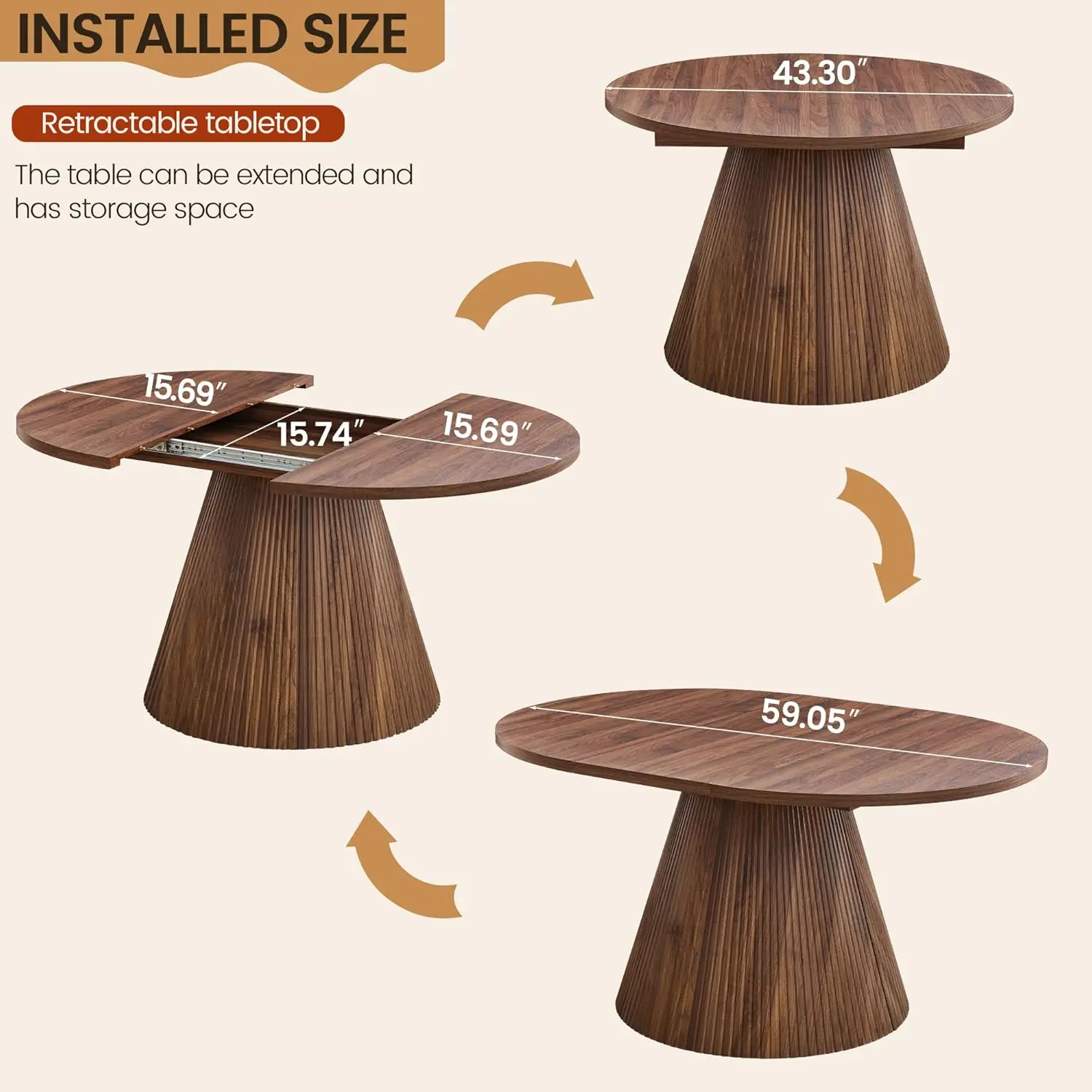 Thumbnail 4 - #14 Cheap Extendable Dining Tables Worth Buying