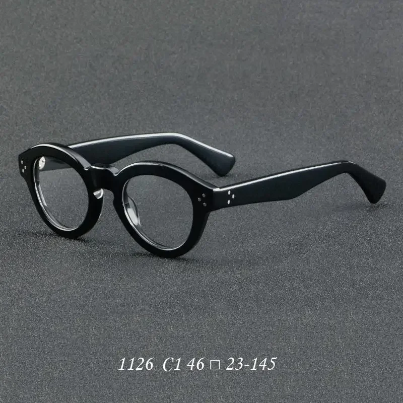 High Quality Acetate Square Glasses Frame Luxury Brand Designer Optical Eyewear For Men Women Unisex Prescription Ready Retro Vi