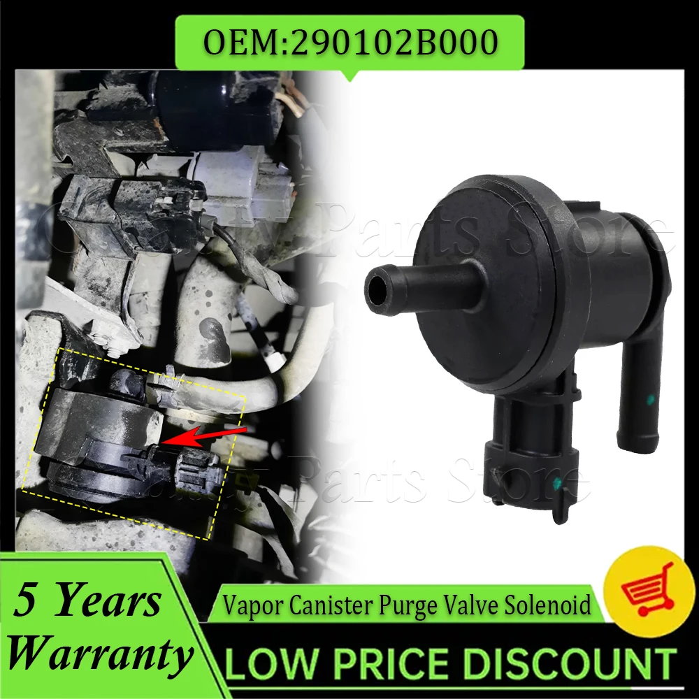 

New Fits For HYUNDAI ACCENT KIA SOUL 2008-2019 Car Vapor Canister Purge Valve Solenoid Accessories 20910-2B000 290102B000