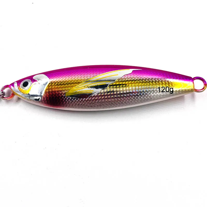 PAGEBASS Slow Metal Jig Señuelo Luminoso con Aleta – Pesca Alta Mar - imagen 4
