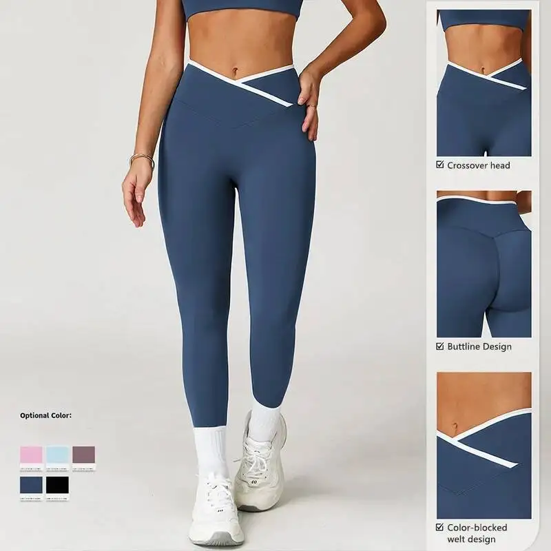

Women S Cross High Waisted Sports Suit Breathable Fiess Running Workout Yoga Set Casual Pilates Sportwear Leggings