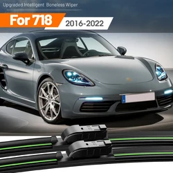 2x For Porsche 718 Cayman Boxster 982 2016-2022 Front Windshield Wiper Blades 2017 2018 2019 2020 Windscreen Window Accessories