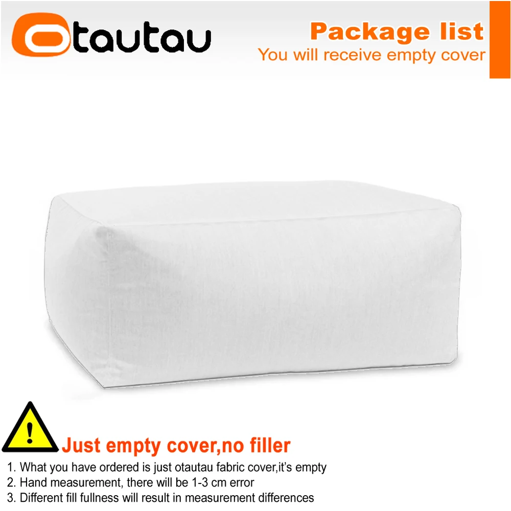 OTAUTAU Outdoor Oxford Zitzakhoes Zwemmen Zwembad Float Lounger Beach Club Poef SF505 【Geen vulmiddel! U moet het zelf opvullen!】