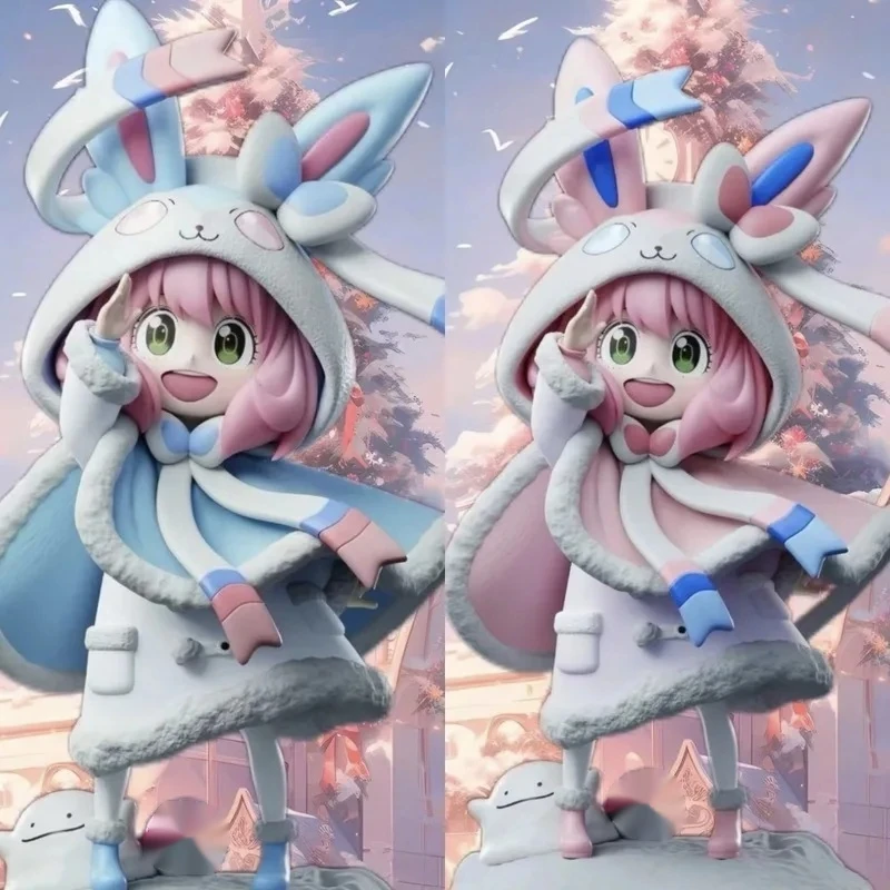 

In Stock Anya Forger Cosplay Gojo Satoru Luffy Mermaid Anya Spy x Family Anya Cos Anime Figure Model Desk Decor Collection Toy