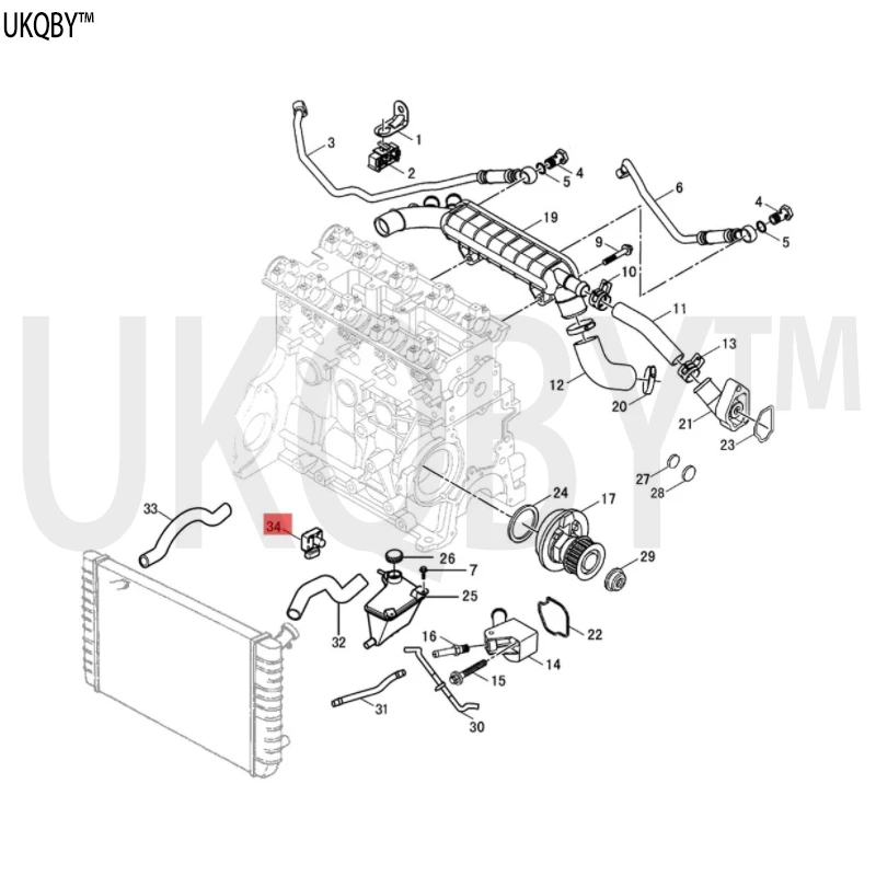 Water tank level, water tank temperature sensing plug sensor 19299321 10096163 10297255
