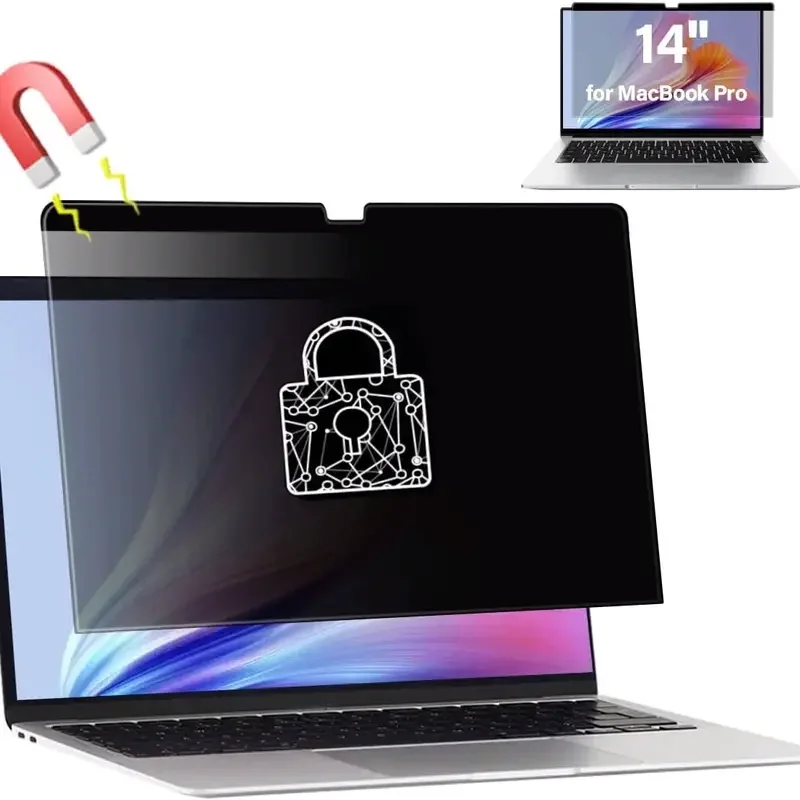 

Magnetic Privacy Screen Protector For Macbook Air 13 15 M1 M2 Pro 14 16" 2023 Privacy Protection Filter Anti-spy Anti-peep Film