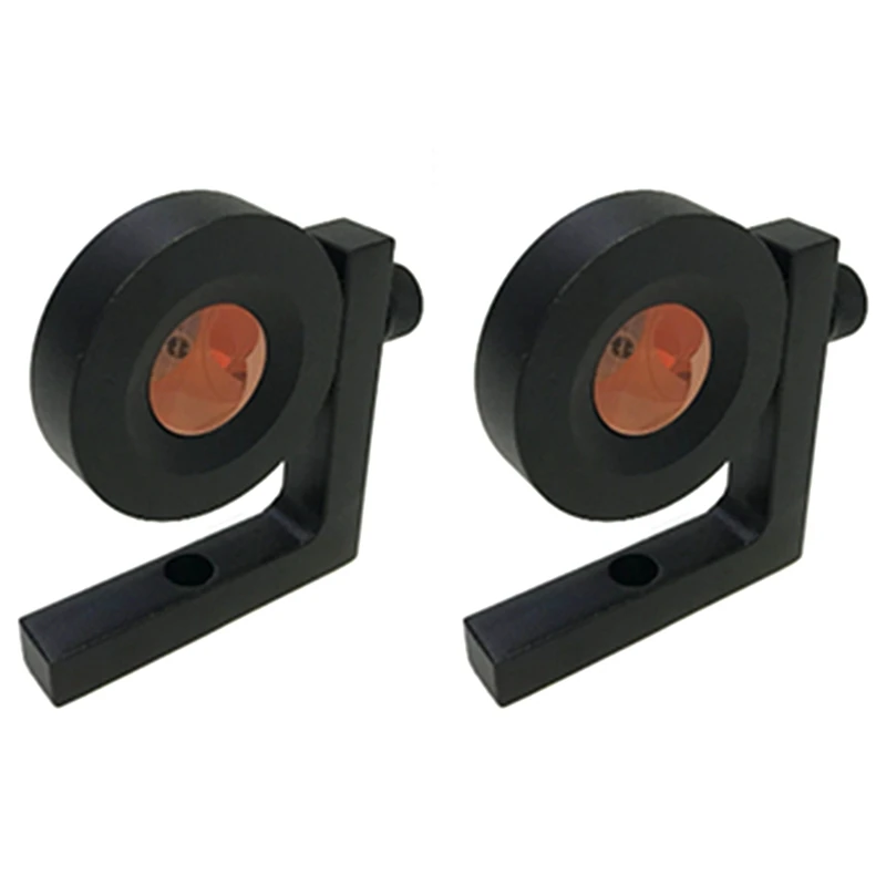 Top-2Pcs 90 Degree Type Mini Prism For Total Station PRISMS L Bar GMP104