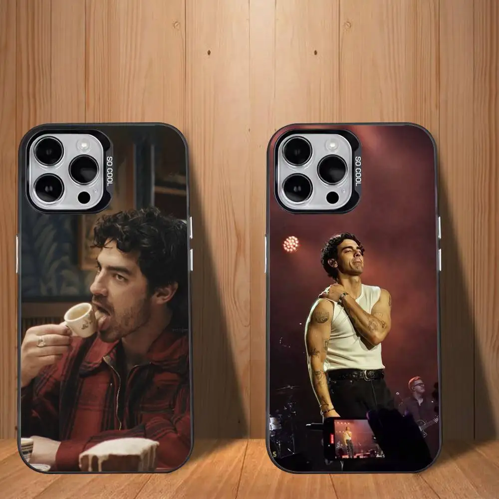 

Singer Joe J-Jonas-ES Phone Case For iPhone 17,16,15,14,13,12,11,Mini,Pro,SE,MAX White Matte Shockproof Cover
