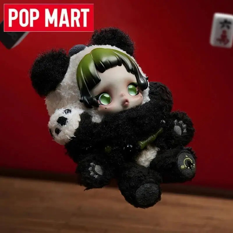 

POP MART SKULLPANDA Lazy Panda Series Dolls Model Blind Box Guess Bag Desktop Anime Action Figure Ornament Figurines