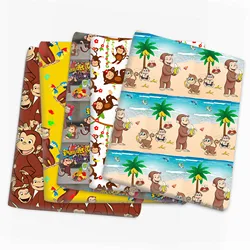 George Monkey 50*145cm Polyester Cotton Fabric Sewing Quilting Fabric Needlework Material DIY Cloth Handmade