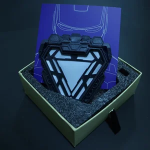 Avengers Iron Man ARC Reaktor für Kinder, Brustlampe, Superheldenfigur, Tony Stark, Herz MK50, Metallmodell, Geburtstagsgeschenkspielzeug, 1: 1 8 Hauptverkauf Iron Man Luminaire - №7