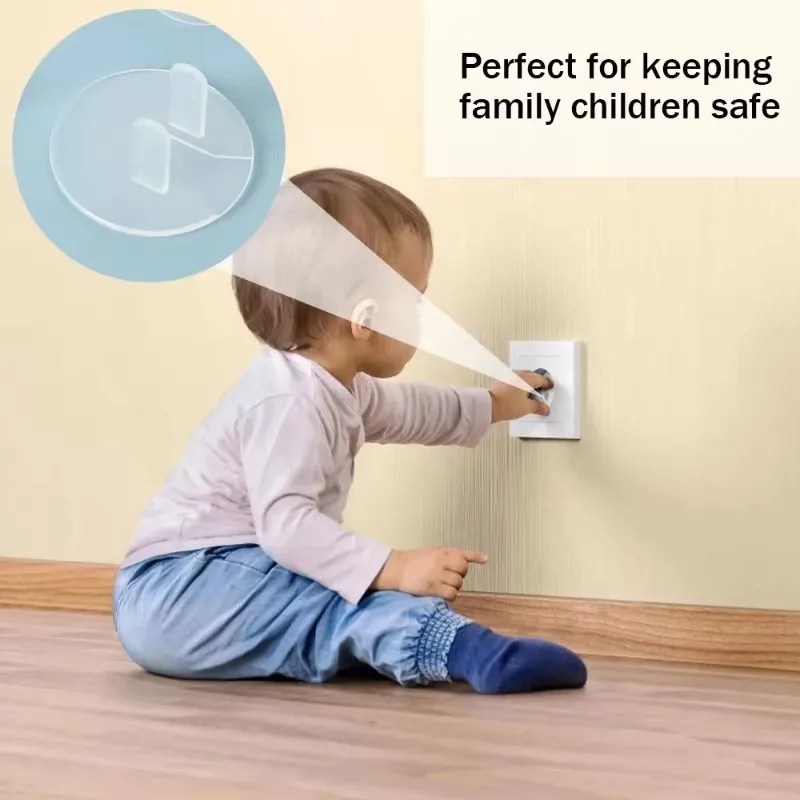 5Pcs/10Pcs/20Pcs Clear Childproof Electrical Socket Covers  US Standard Baby Safety Plugs For Babies and Kids Toddler Protection