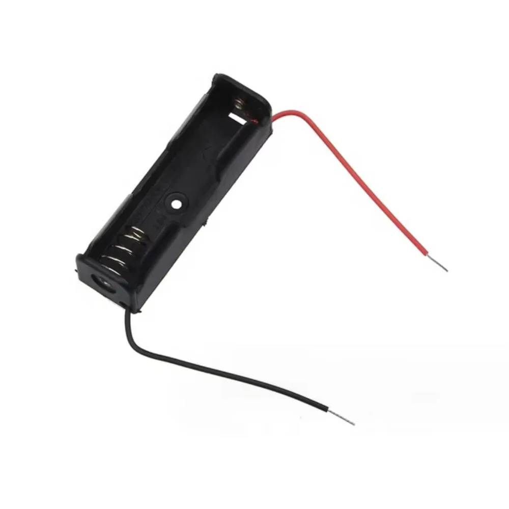 10 pçs/lote 18650 caixa de bateria 1 2 3 4 seções suporte de carregamento doca com fios grossos