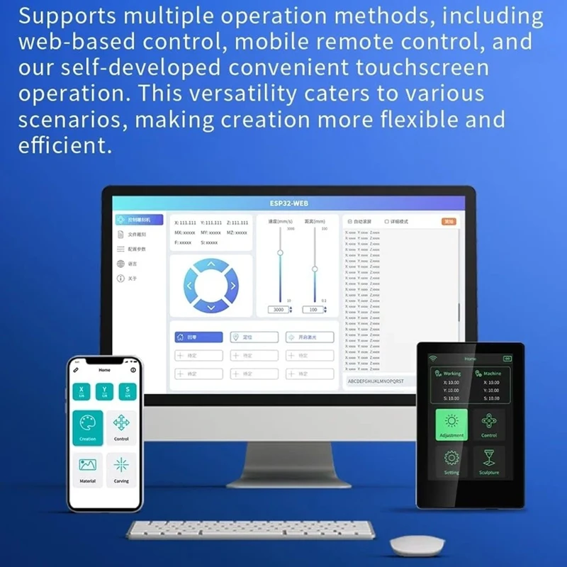 Contrôleur PORK-CNC 4 axes MKS DLC32 MAX, carte d'extension GRBL 32 bits ESP32, panneau de dérivation, pièces de Machine à graver