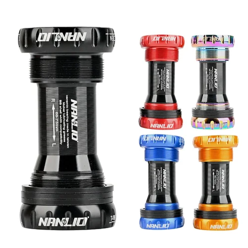 Imagen 2 del producto Juego de manivela de aleación de aluminio, soporte inferior de bicicleta, rodamiento, 68/73mm, Hollowtech Central, Shimano