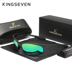 KINGSEVEN Sports Riding Sunglasses Men Anti-reflection Polarized UV400 Anti-slip Glasses High Quality Mirror Lens Women Eyewear