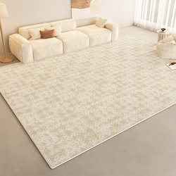 Living Room 2024 New Cream Style Carpet Coffee Table Sofa Highend Non Slip Carpets Stain Resistant Bedroom Room Thickened Carpet