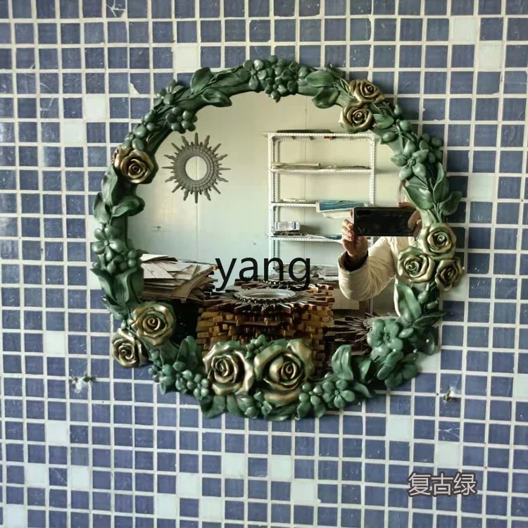 LH1 bathroom wall mirror dressing toilet mirror beauty retro mirror