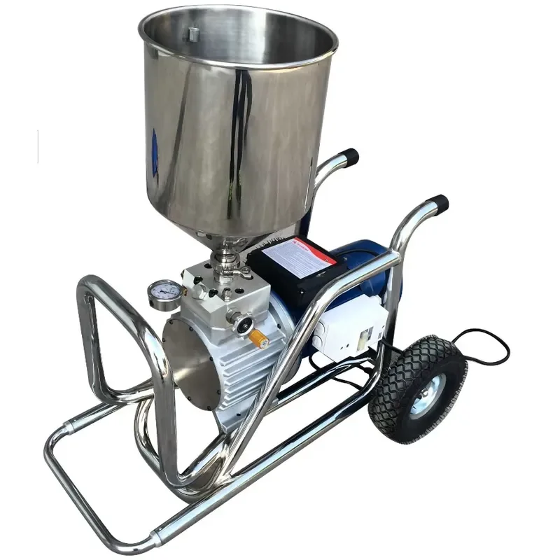 CE Certification Portable Professional Wall Putty Spray Machine High Efficiency Mortar Cement Spray Coating Machine