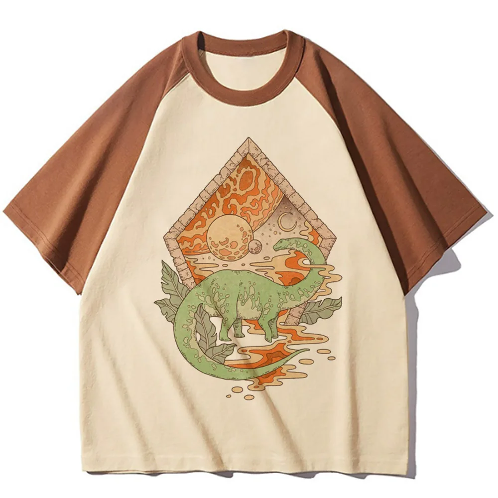 Dinosaur Tee women trendy active wear graphic tee t shirt girl anime 2000s streetwear clothing