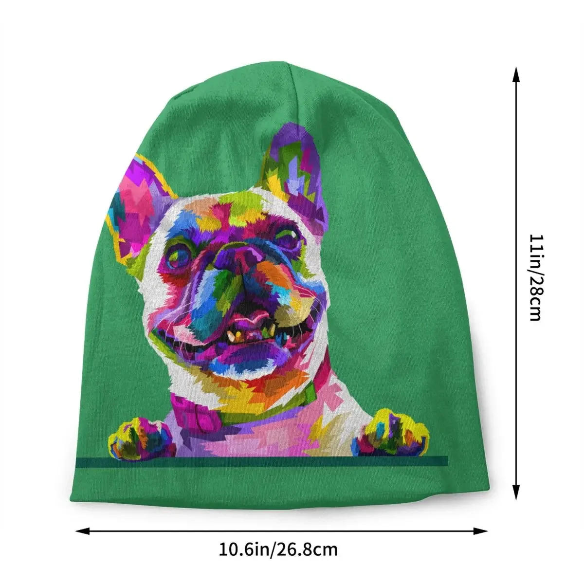 Cute French Bulldog Bonnet Hats Cool Knit Hat For Women Men Warm Winter Frenchies Dog Skullies Beanies Caps