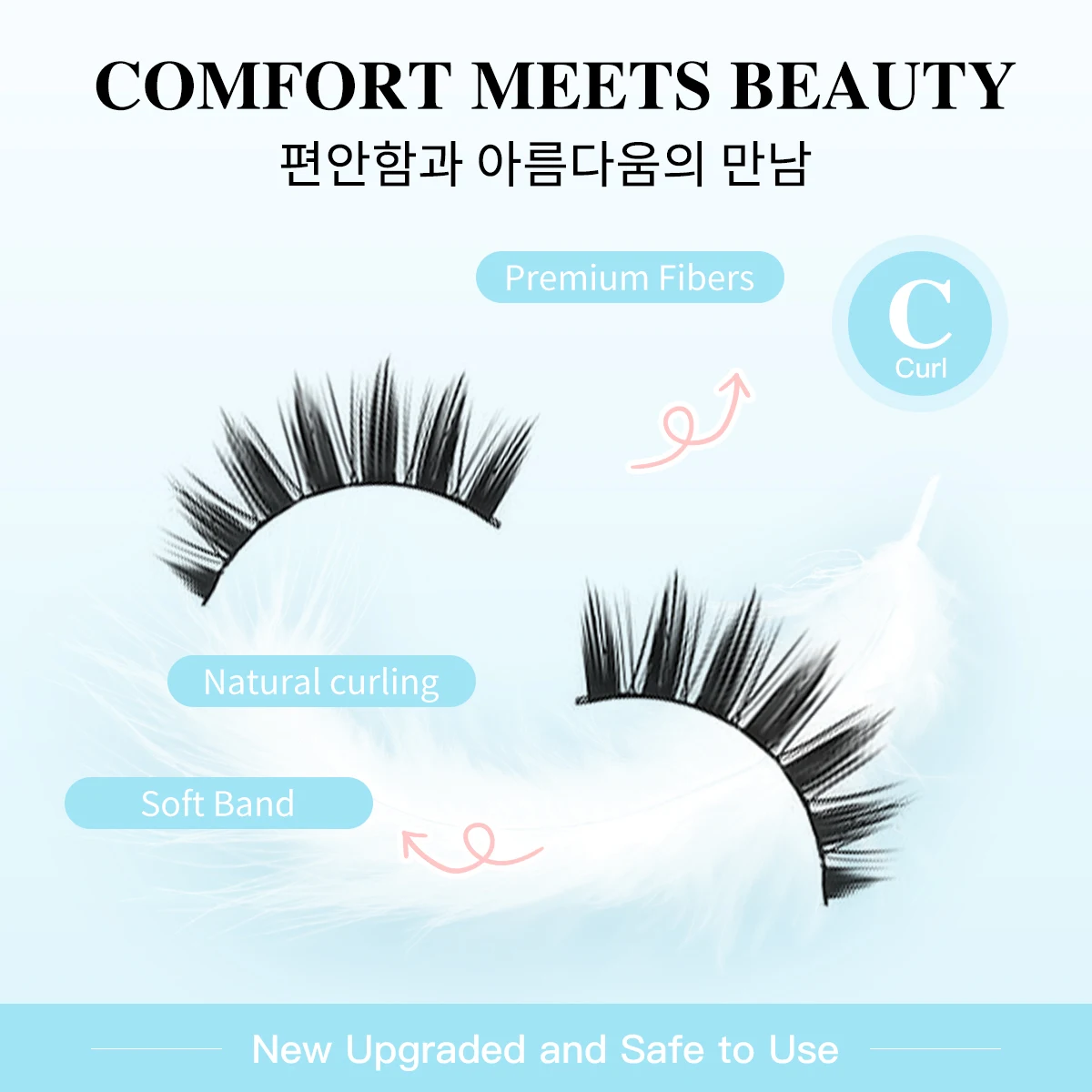 5 أزواج من رموش المانغا الناعمة الطبيعية الطويلة الرموش الصناعية أنيمي Wispy قطاع جلدة لمظهر ماكياج العين الدمية الكورية