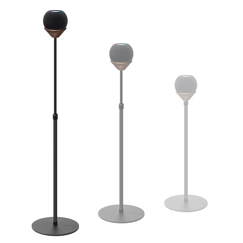 Mini Speaker Stand For Homepod For Wireless Bluetooth Speakers Adjustable Floor-Standing Holder Enhanced Stability