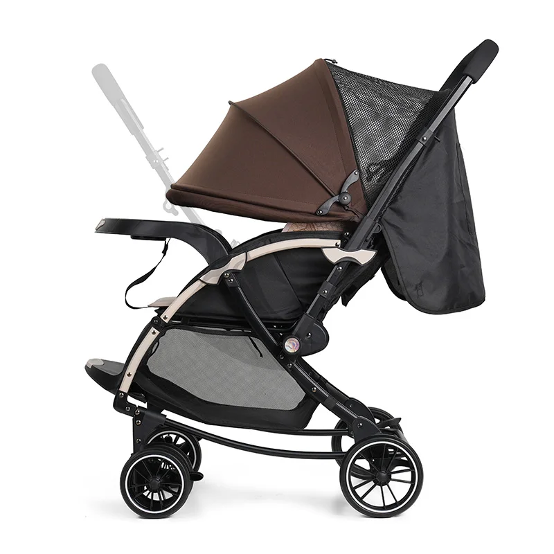 

High Landscape Baby Stroller Shockproof Folding Baby Pram for Family Travel High-end Stroller 3-in-1 Stroller for Baby