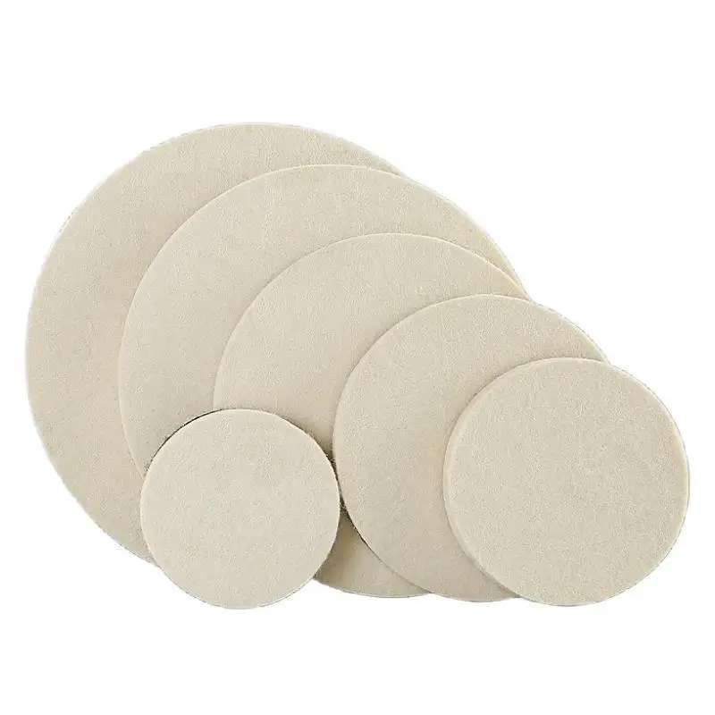 

3/4/5/6/7/8 Inches Wool Felt Polishing Wheel Buffing Pads Grinding Disc Polisher For Jade Metal Glass Marble Ceramics