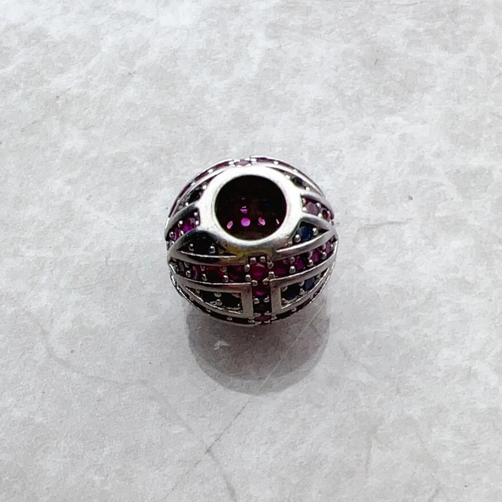 Perle Brit Zirkon Pave 925 Sterling Silber Geschenk für Frauen Männer Europa Karma Charms Schmuck Zubehör – Detail 4