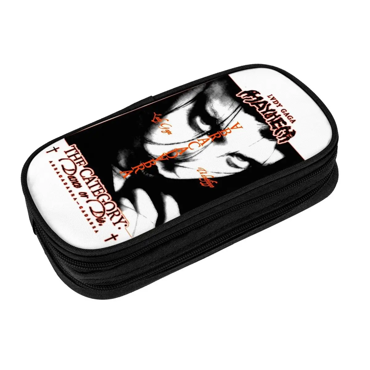 

Cute Lady Gaga Mayhem Pop Icon Pencil Case Pencil Box Pen Holder Kids Large Pencil Bags Students School Zipper Accessories