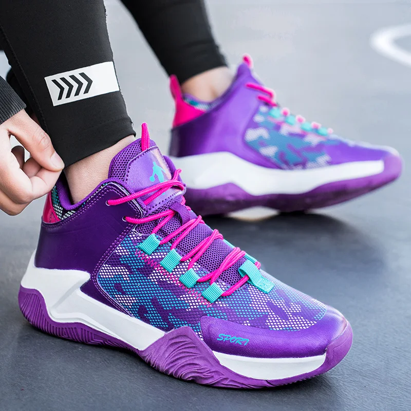 Basketball Shoes For Men Summer 2022 Fashion Casual Designer Children Kids Sports Male Sneakers Rubber Footwear Flat Boots